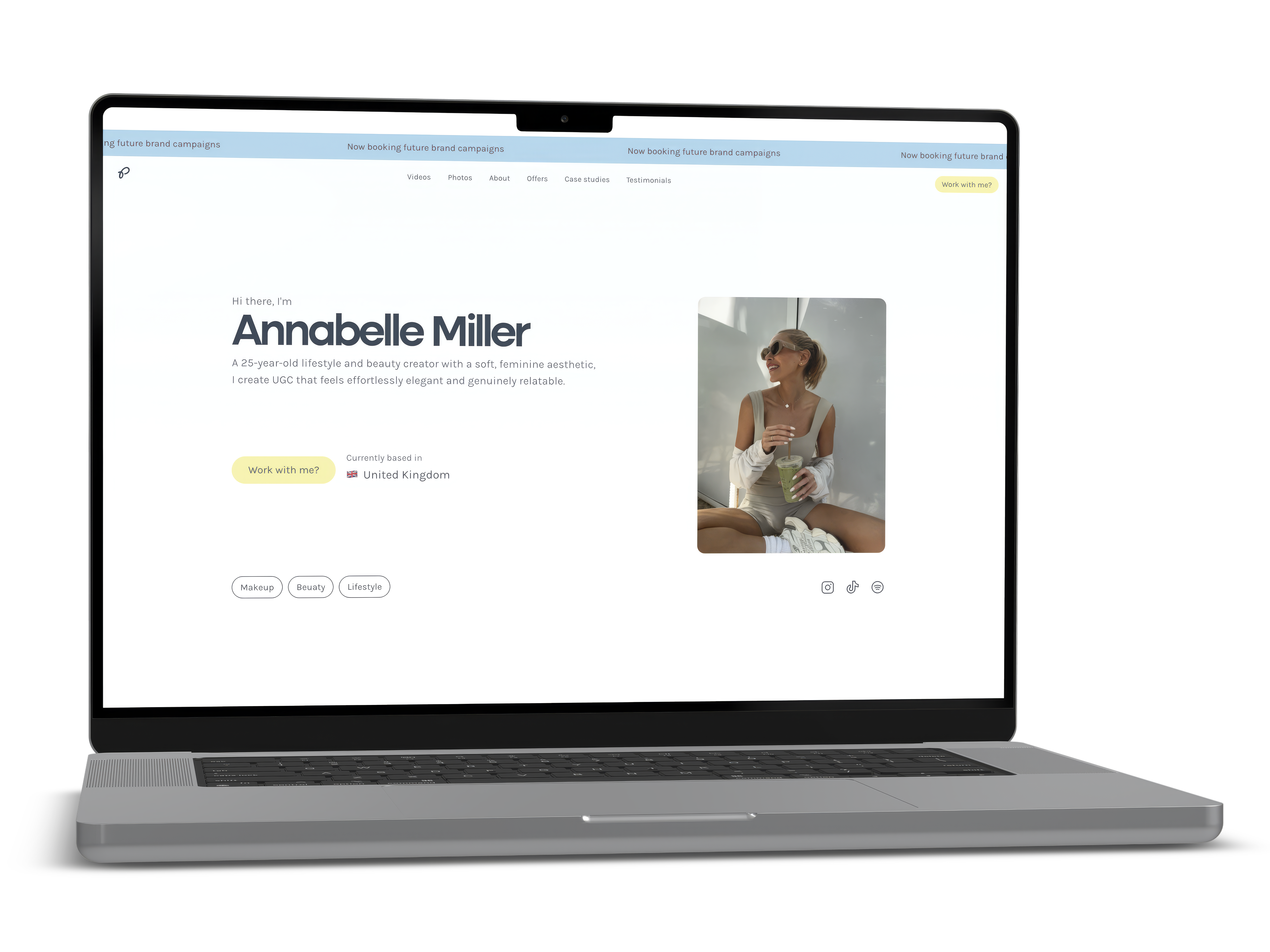 Pressbook portfolio storefront preview