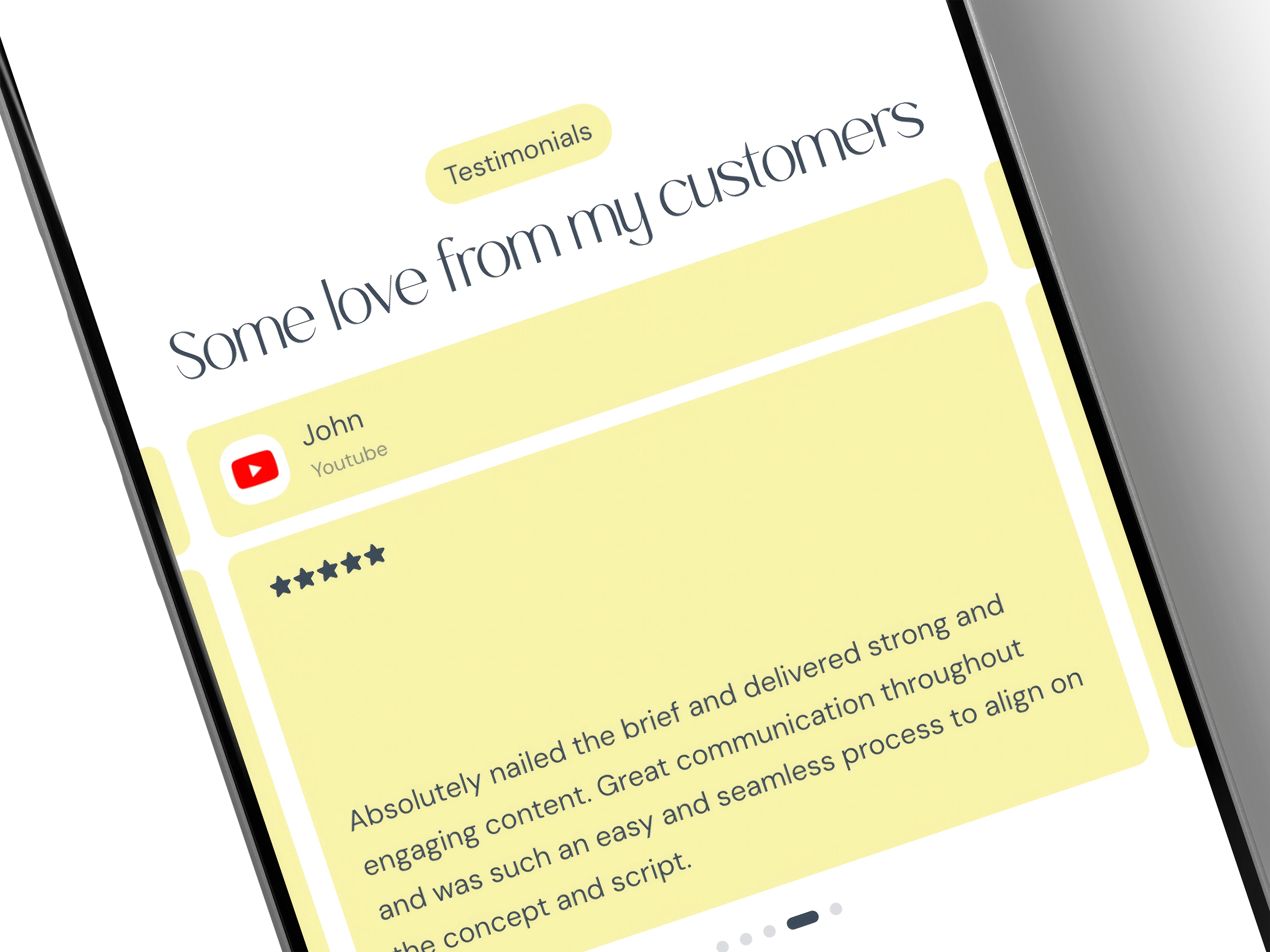 Pressbook testimonials